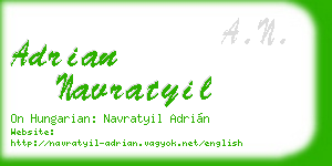 adrian navratyil business card